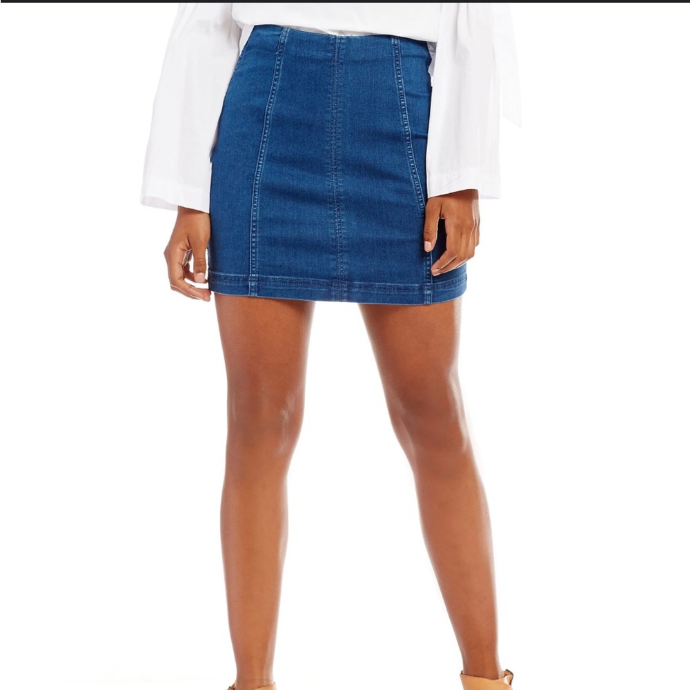 Free People Denim Skirt